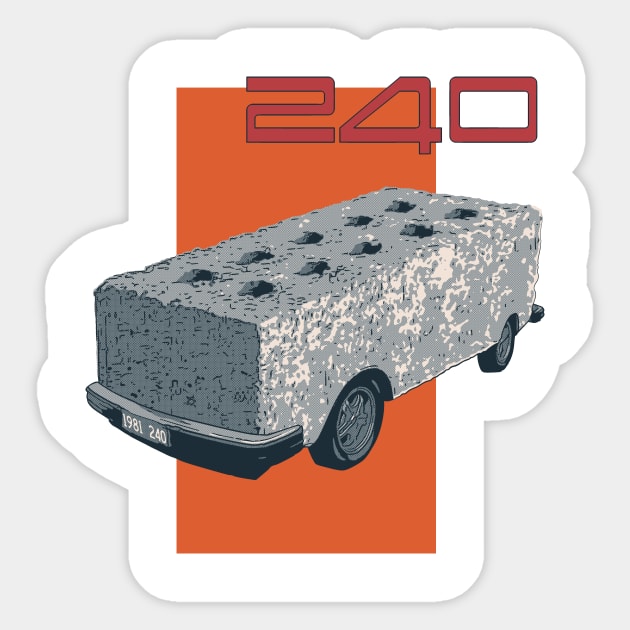 Brick 240 Sticker by Joshessel